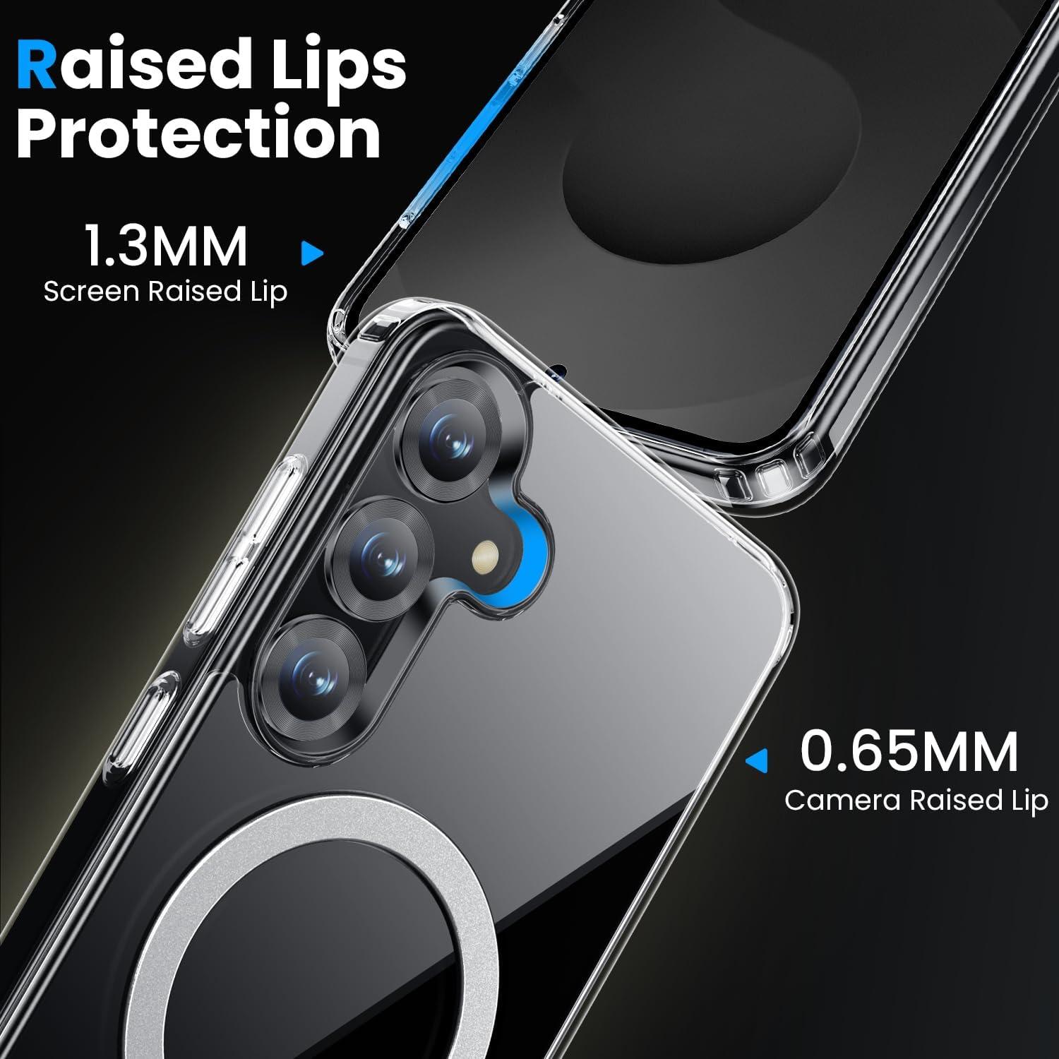 Funda Magnética a Prueba de Golpes Bitowik para Samsung S25 Plus