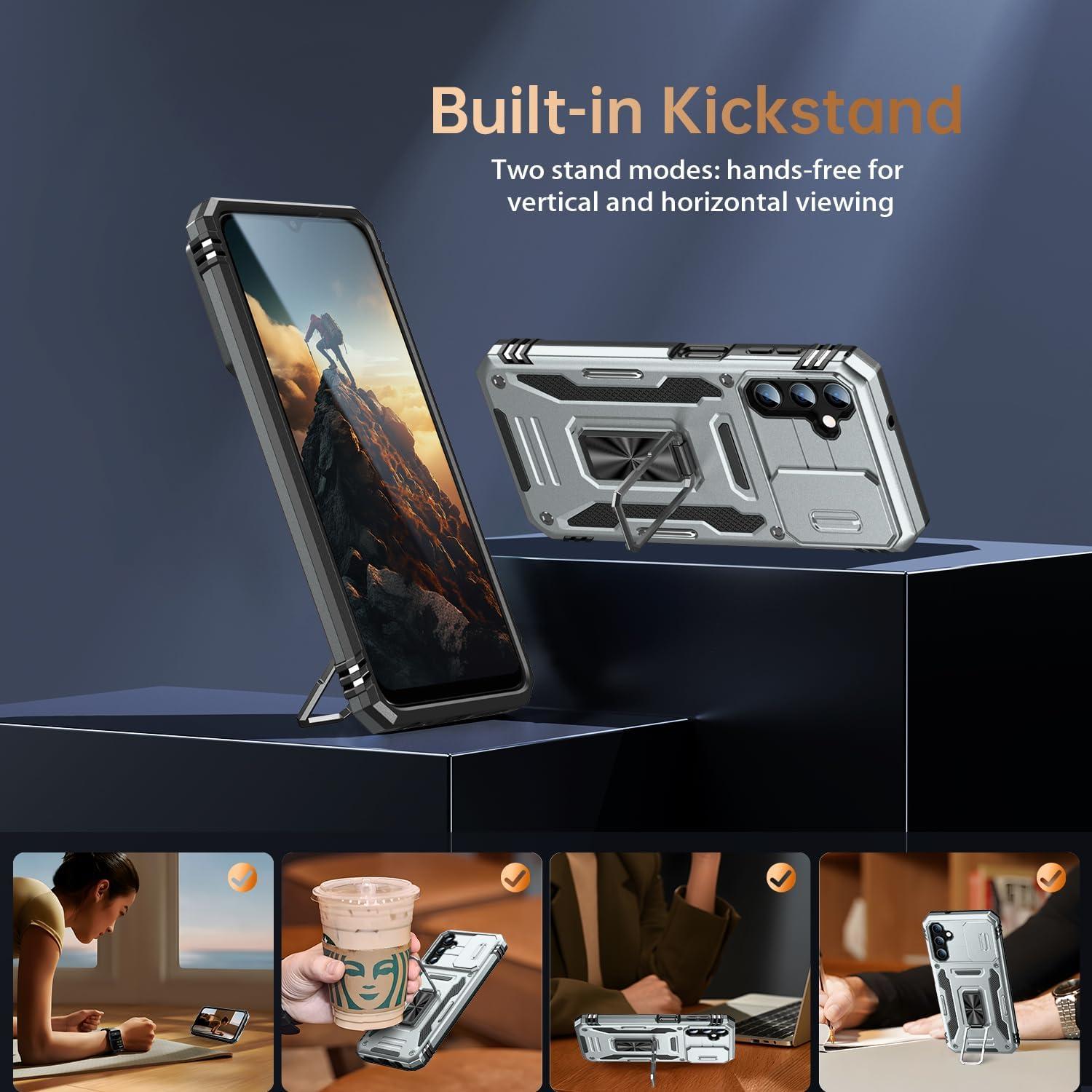 Funda FUNMIKO para Samsung Galaxy A05S con Soporte Magnético