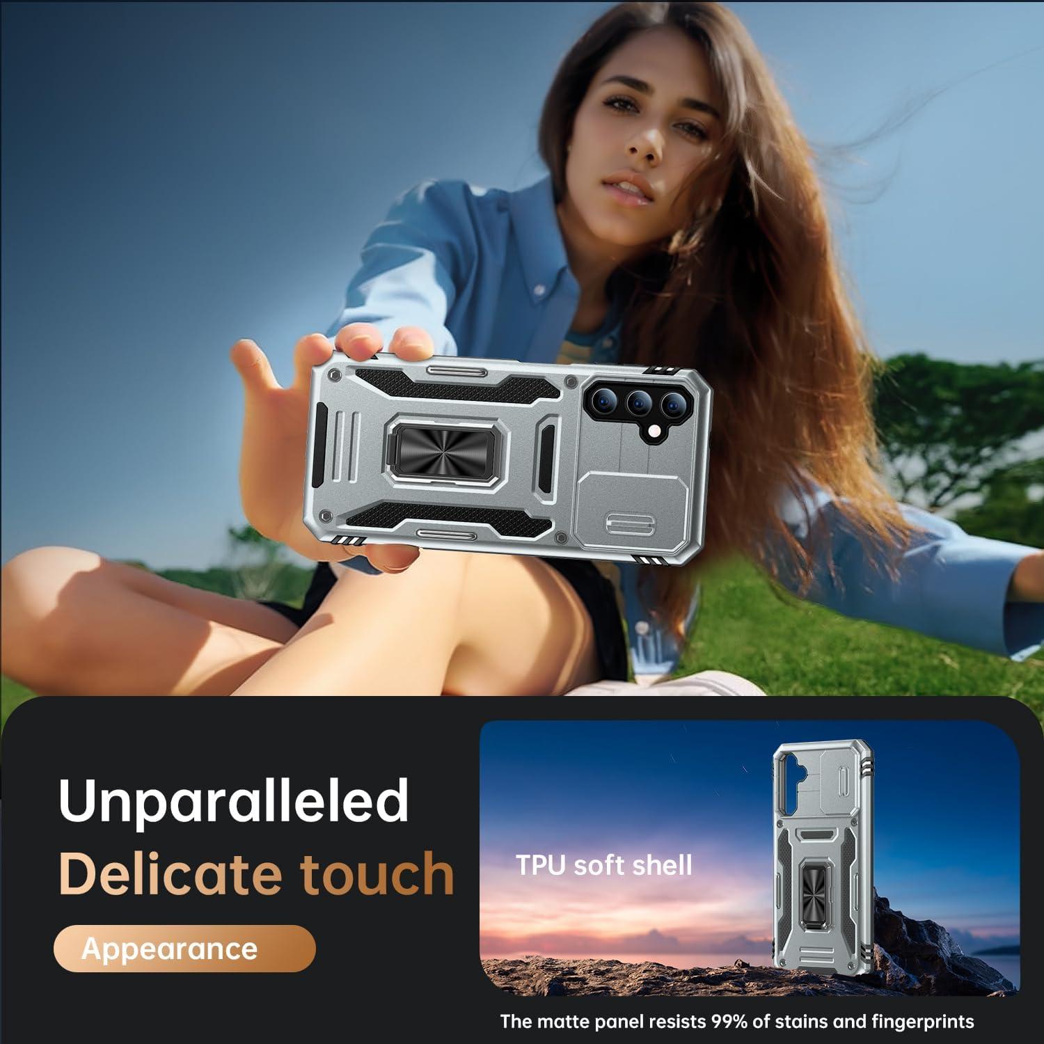 Funda FUNMIKO para Samsung Galaxy A05S con Soporte Magnético