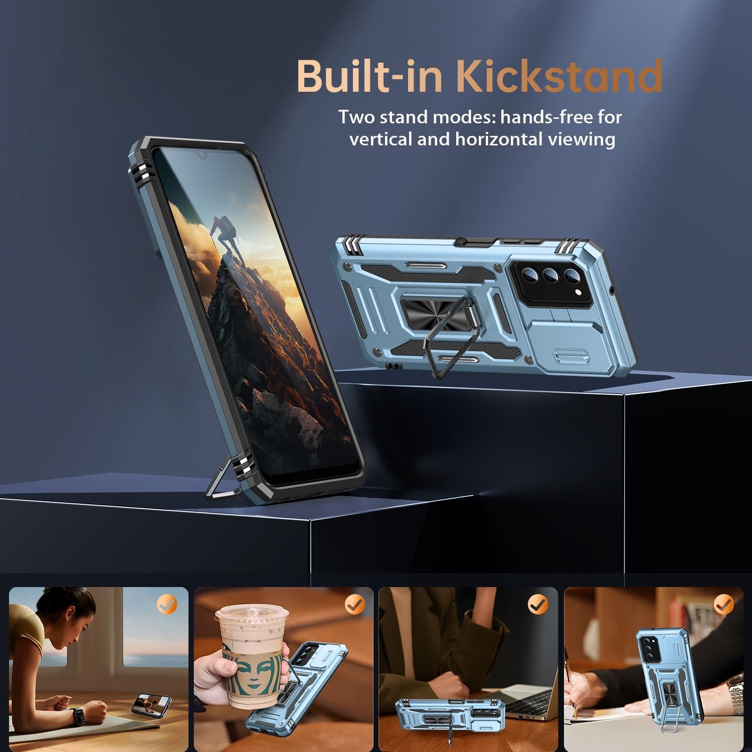 FUNMIKO Funda para Samsung Galaxy A35 con Soporte Magnético