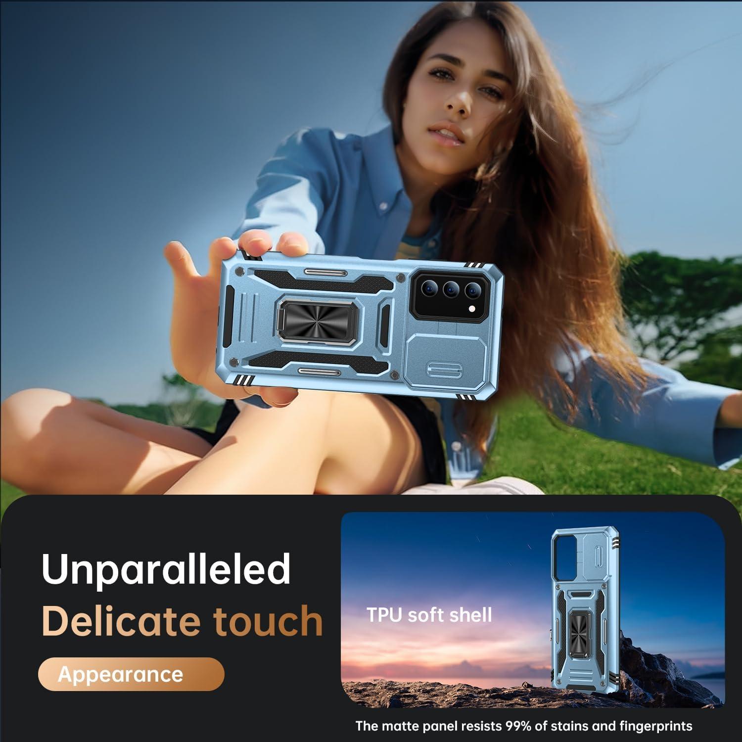 FUNMIKO Funda para Samsung Galaxy A35 con Soporte Magnético