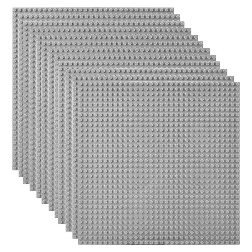 Placas Base Lekebaby 12 Piezas 25.4 cm Gris - Compatibles