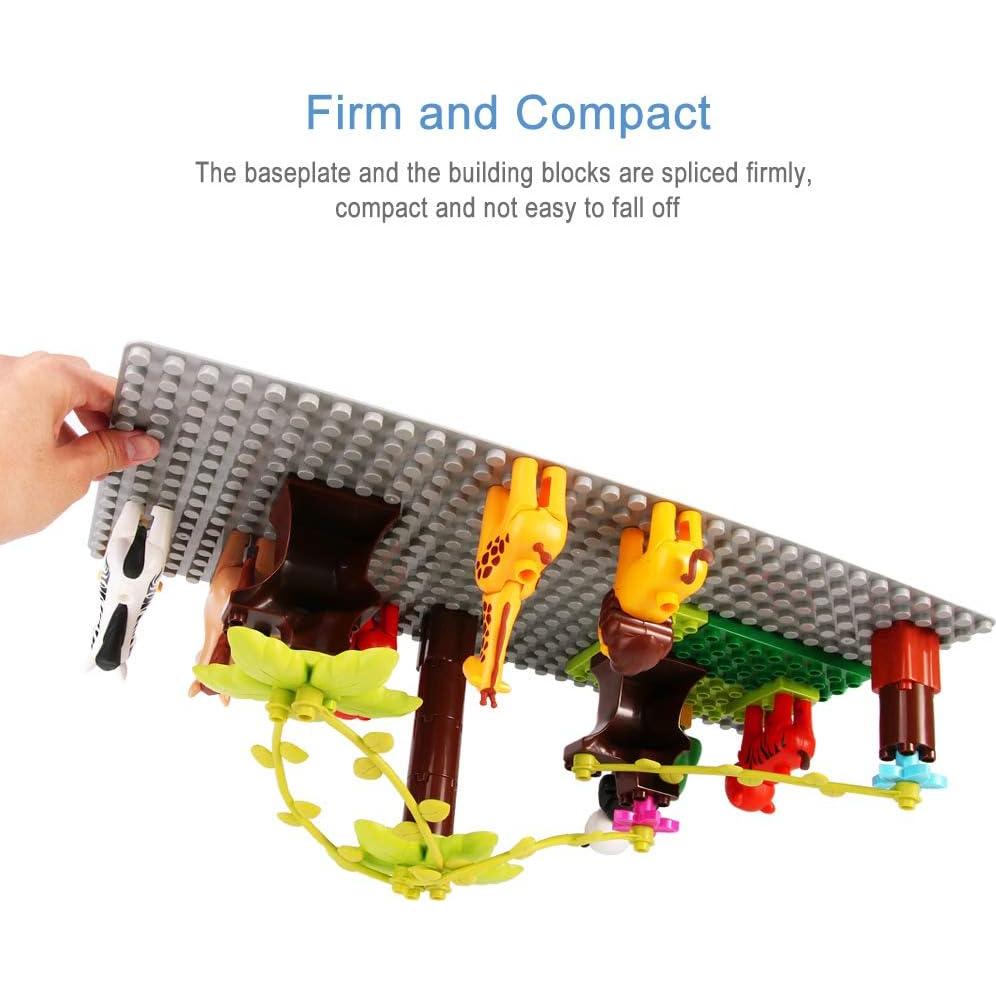 Placas Base Lekebaby 12 Piezas 25.4 cm Gris - Compatibles