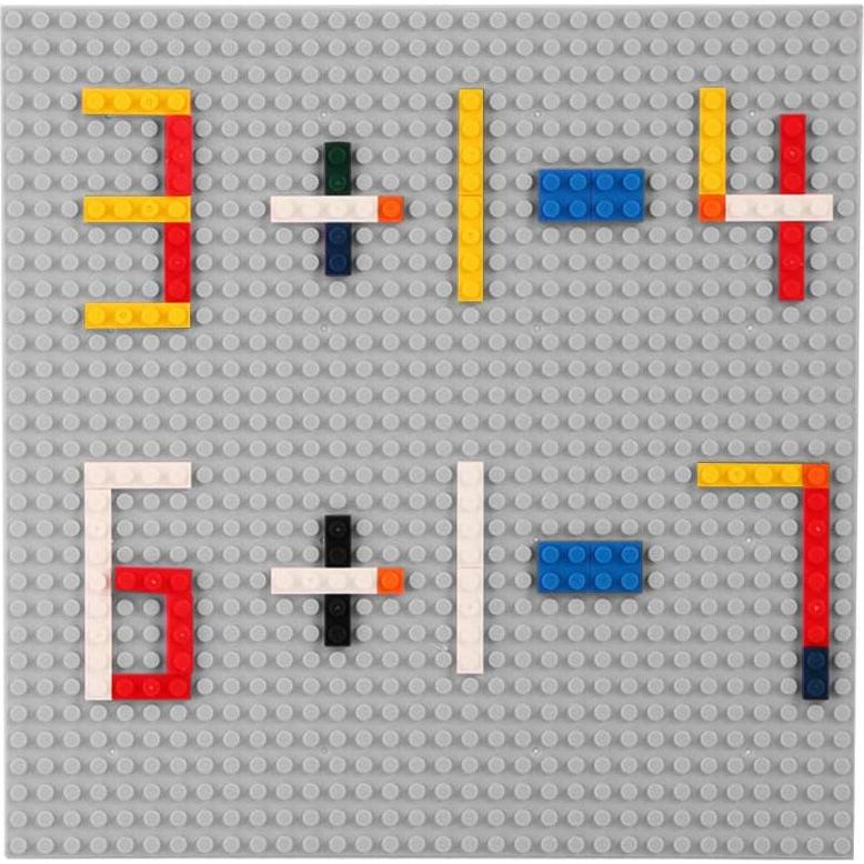 Placas Base Lekebaby 12 Piezas 25.4 cm Gris - Compatibles