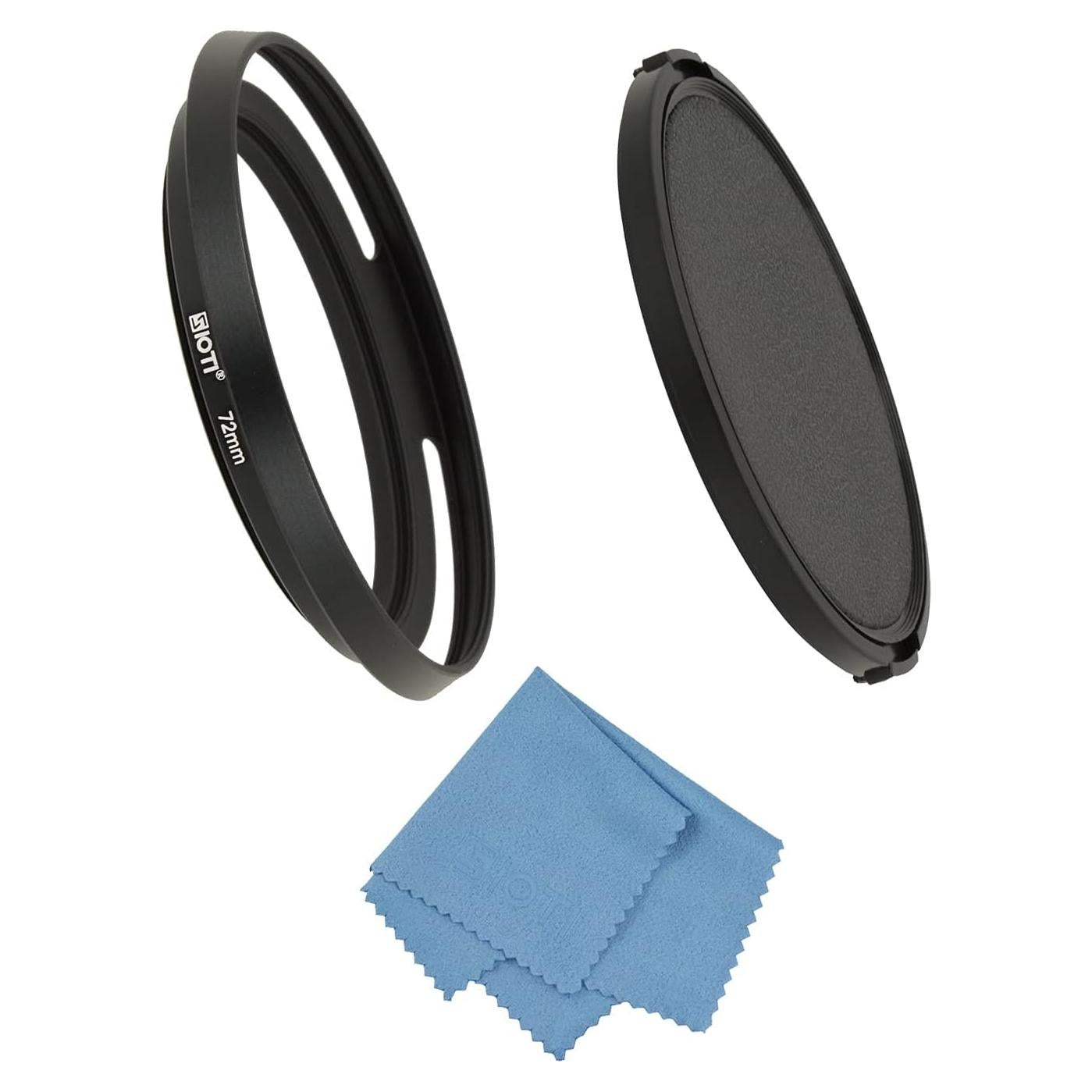 Capucha de Lente SIOTI 72mm Aluminio Antirreflectante