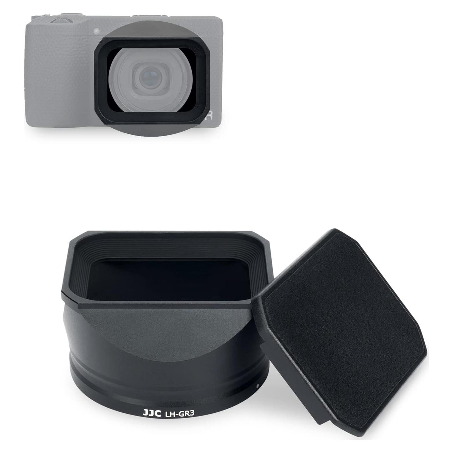Capucha de lente JJC para Ricoh GR III y HDF - Protección óptima