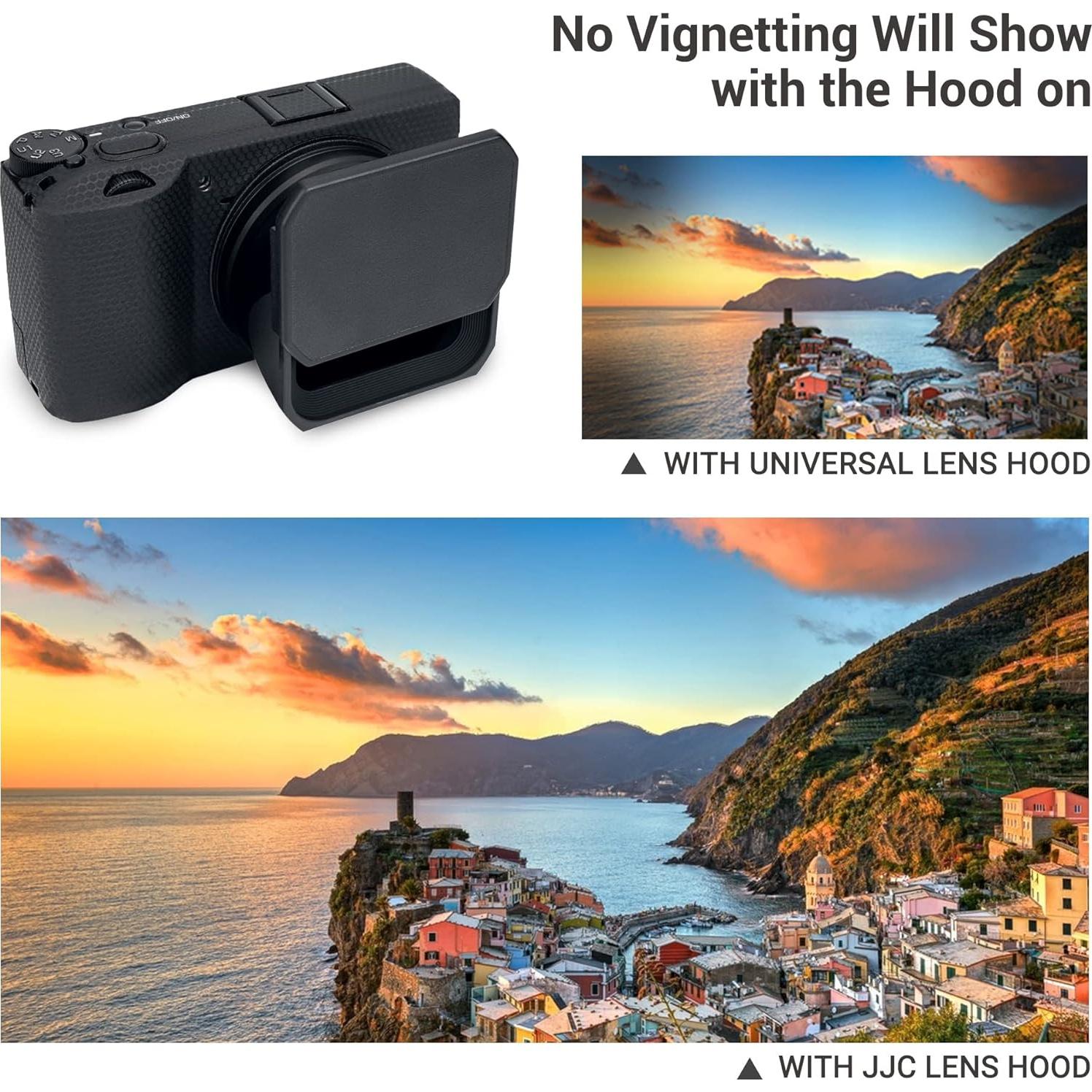 Capucha de lente JJC para Ricoh GR III y HDF - Protección óptima