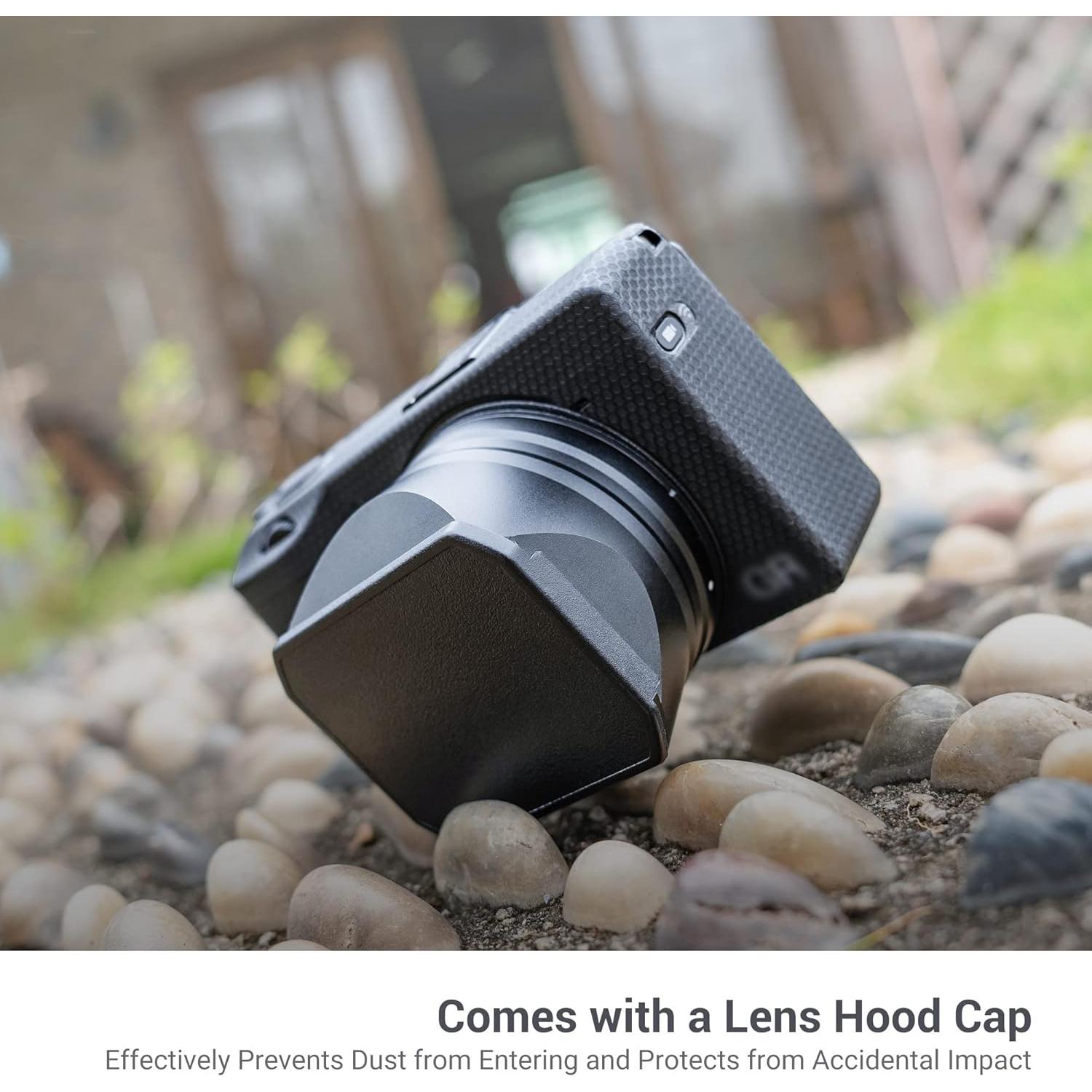 Capucha de lente JJC para Ricoh GR III y HDF - Protección óptima