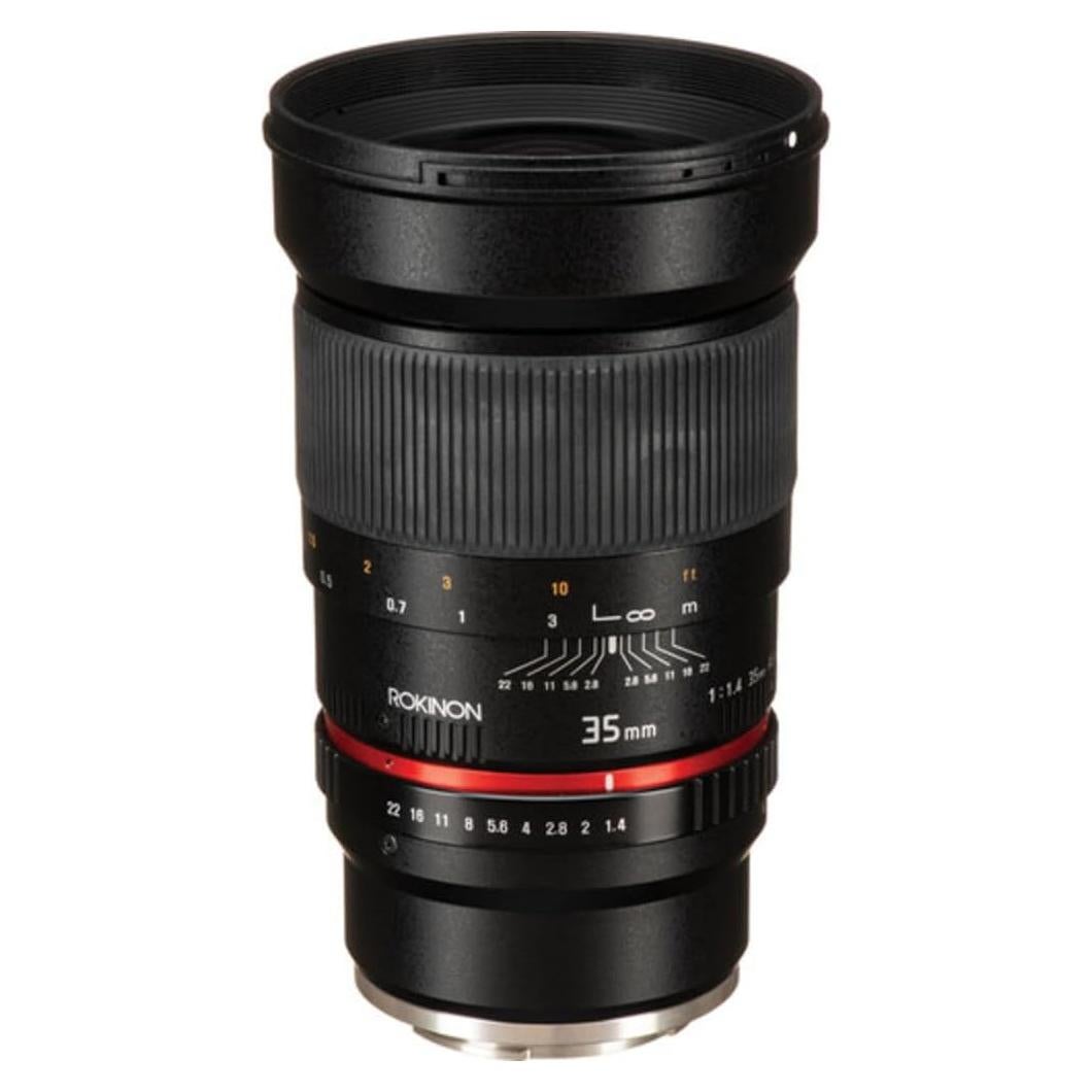 Lente Gran Angular Rokinon 35mm F1.4 para Sony E