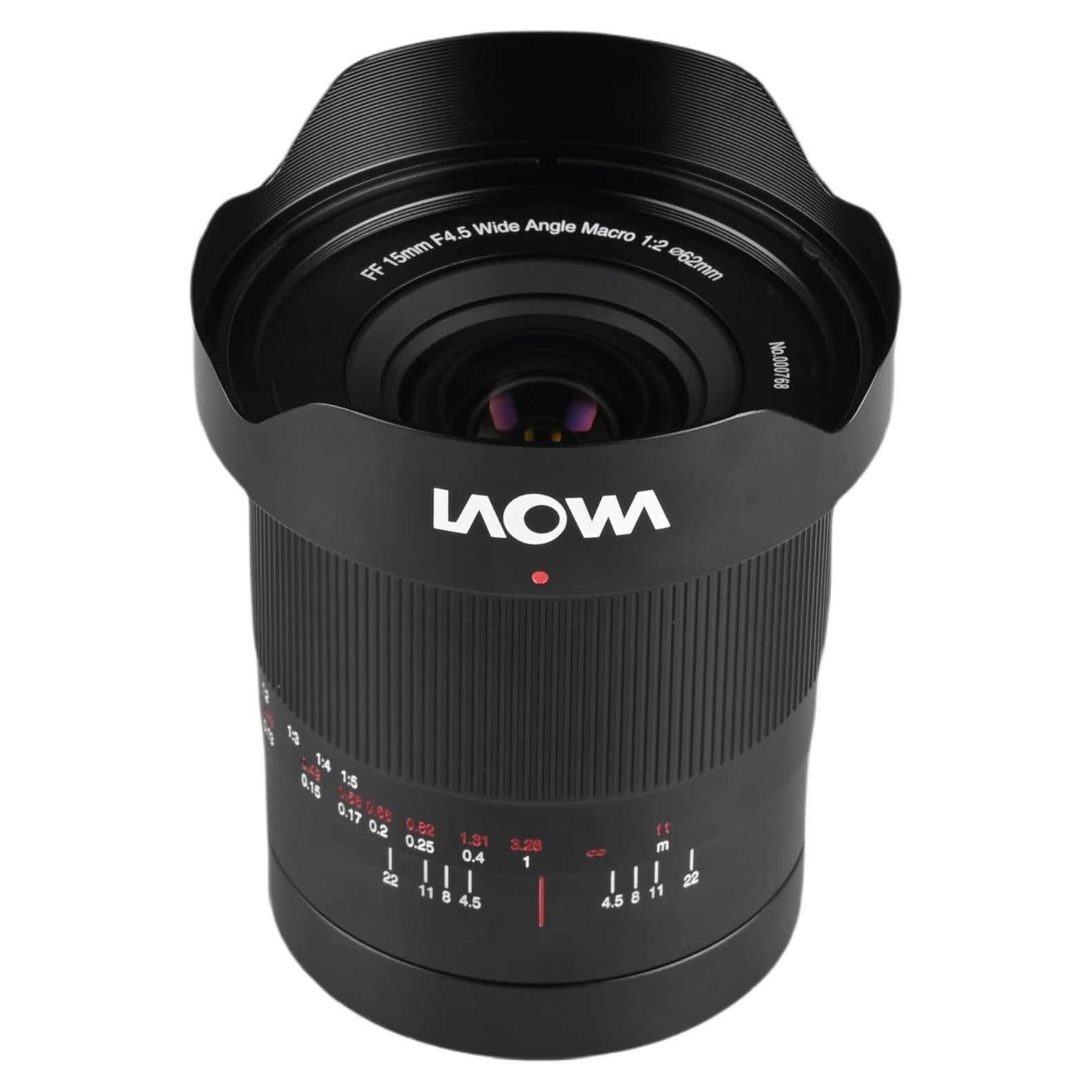 Objetivo Laowa 15mm f/4.5 Macro Gran Angular para Sony FE