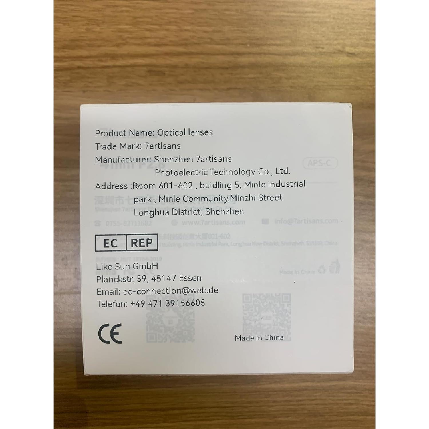 Lente Ojo de Pez 7Artisans 4mm F2.8 para Montura M4/3