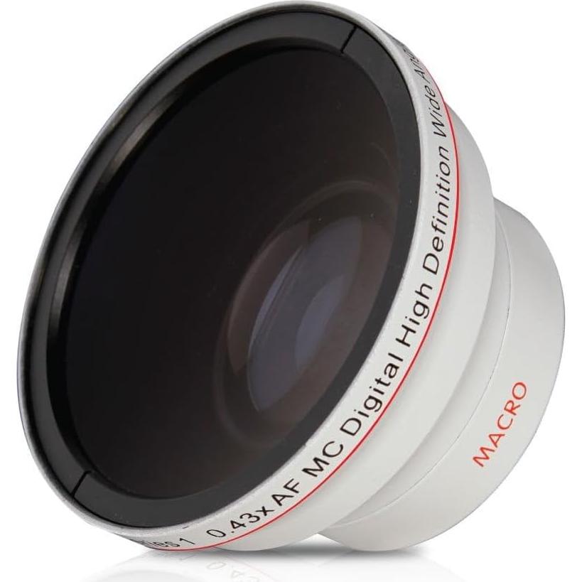 Lente Gran Angular 0.43X Vivitar 67mm HiDef Blanco