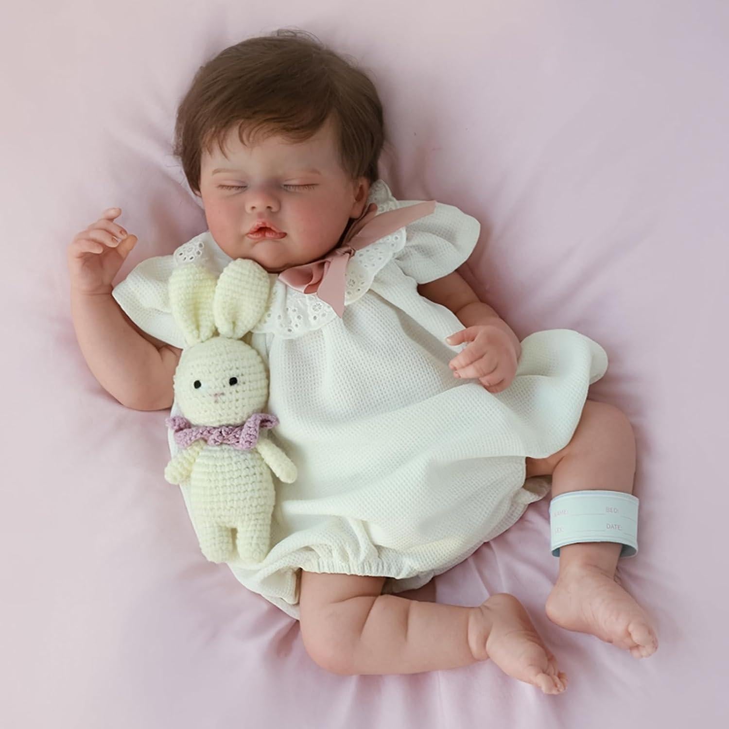 Muñeca de bebé renacido Quinbee 50.8 cm con cuerpo blando