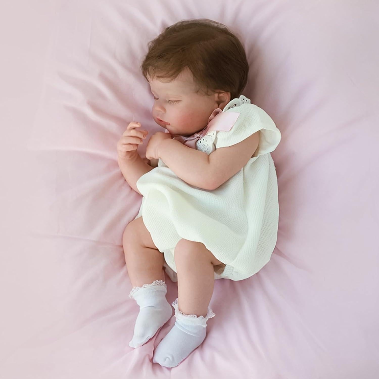 Muñeca de bebé renacido Quinbee 50.8 cm con cuerpo blando