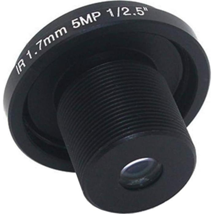 Lente Ojo de Pez Gran Angular 1.7mm 180° HD 5MP para CCTV