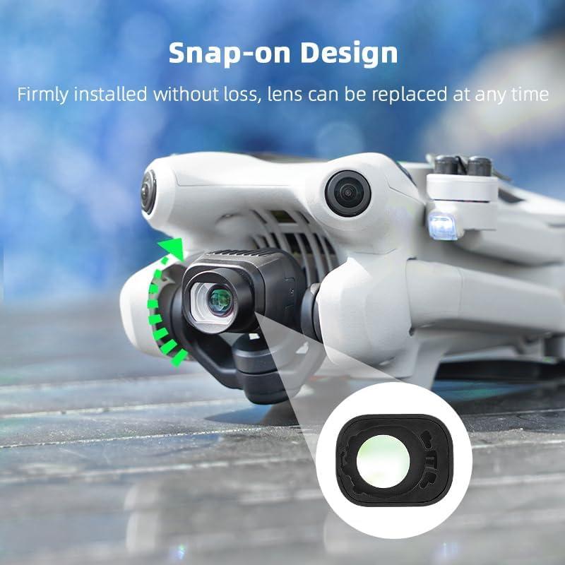 Lente Gran Angular Coyktonty para DJI Mini 4 Pro 0.75X HD