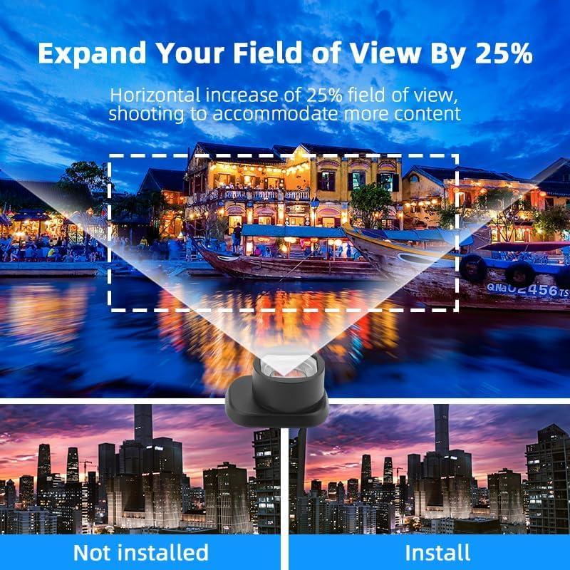 Lente Gran Angular Coyktonty para DJI Mini 4 Pro 0.75X HD