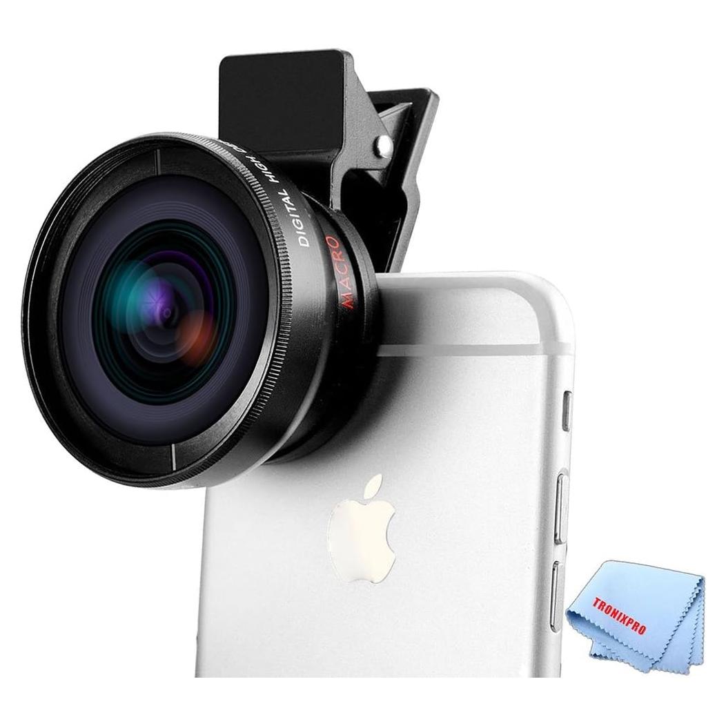 Kit de Lentes HD Profesional 2-en-1 TRONIXPRO para Smartphone