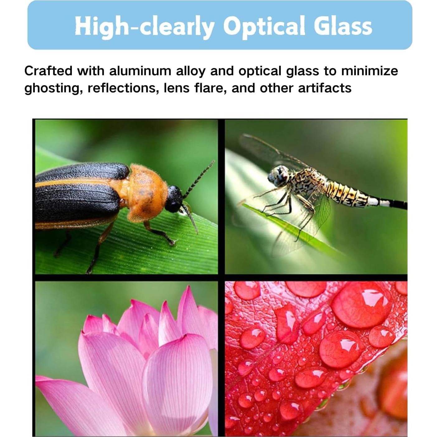 Lente Macro y Gran Angular Yosoo 0.45X 12.5X para Smartphone