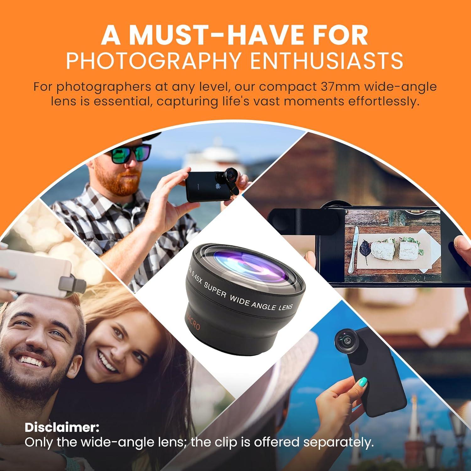 Lente Gran Angular 37mm iOgrapher para iPhone y Smartphones