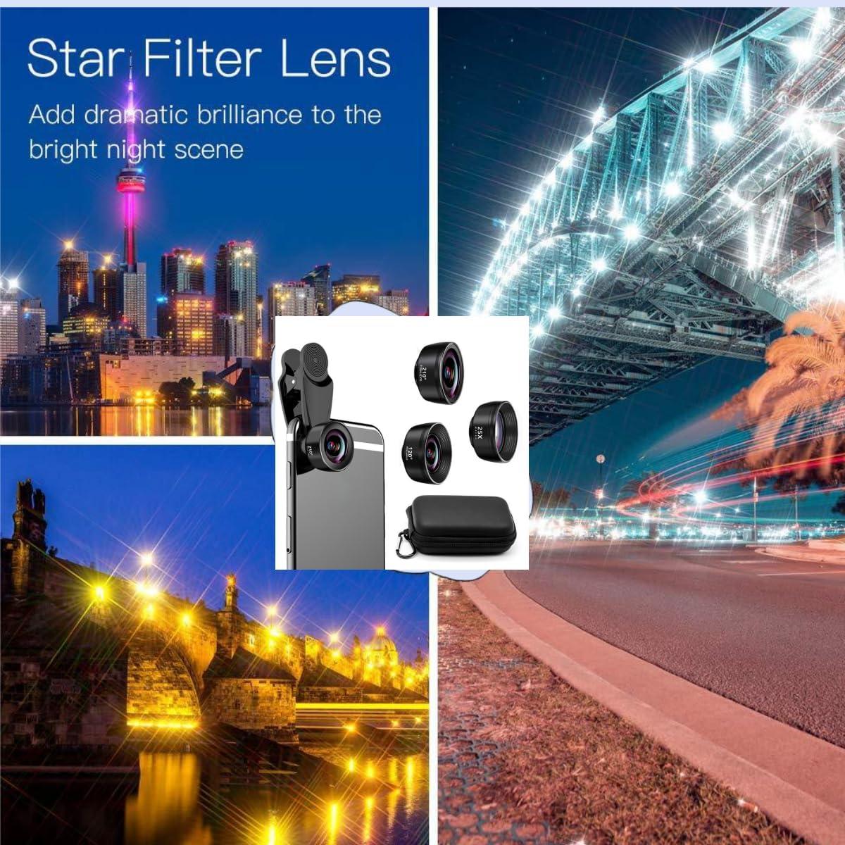 Kit de Lentes de Cámara 3 en 1 AUTO-SWITCH para Smartphone