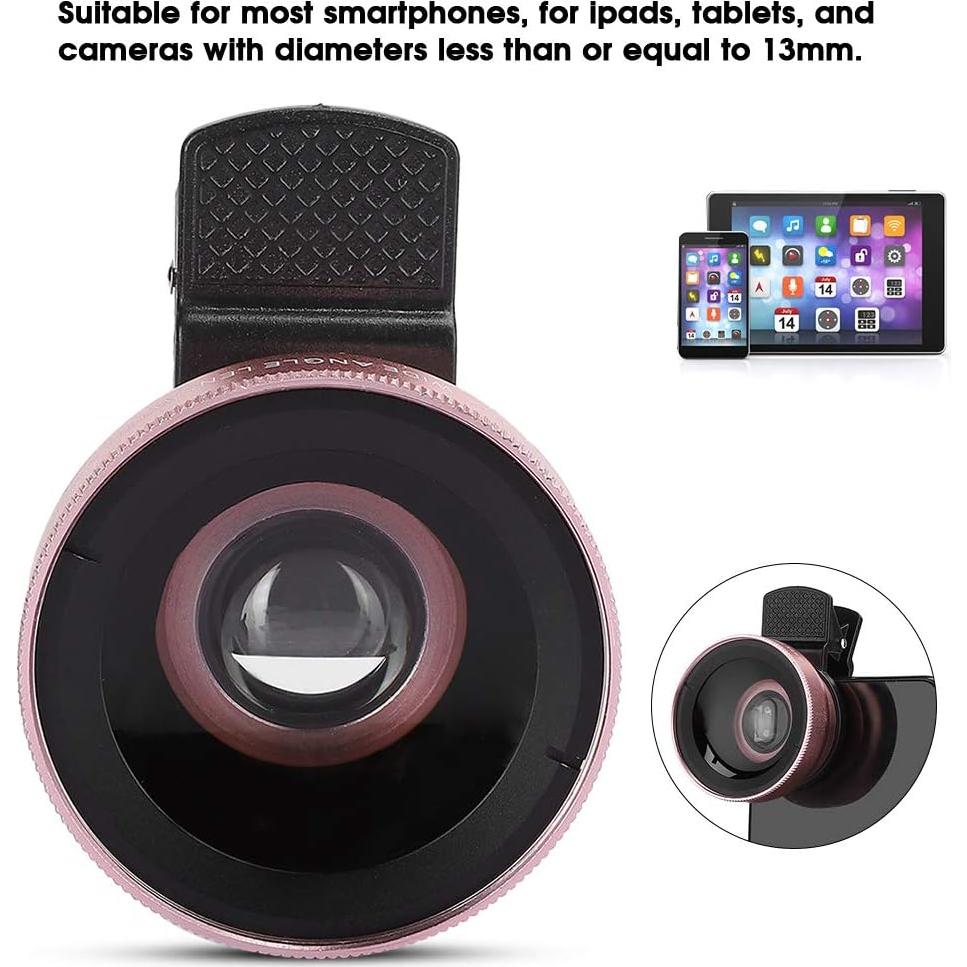 Lente 2 en 1 para Teléfono EBTOOLS - Gran Angular 0.45X y Macro