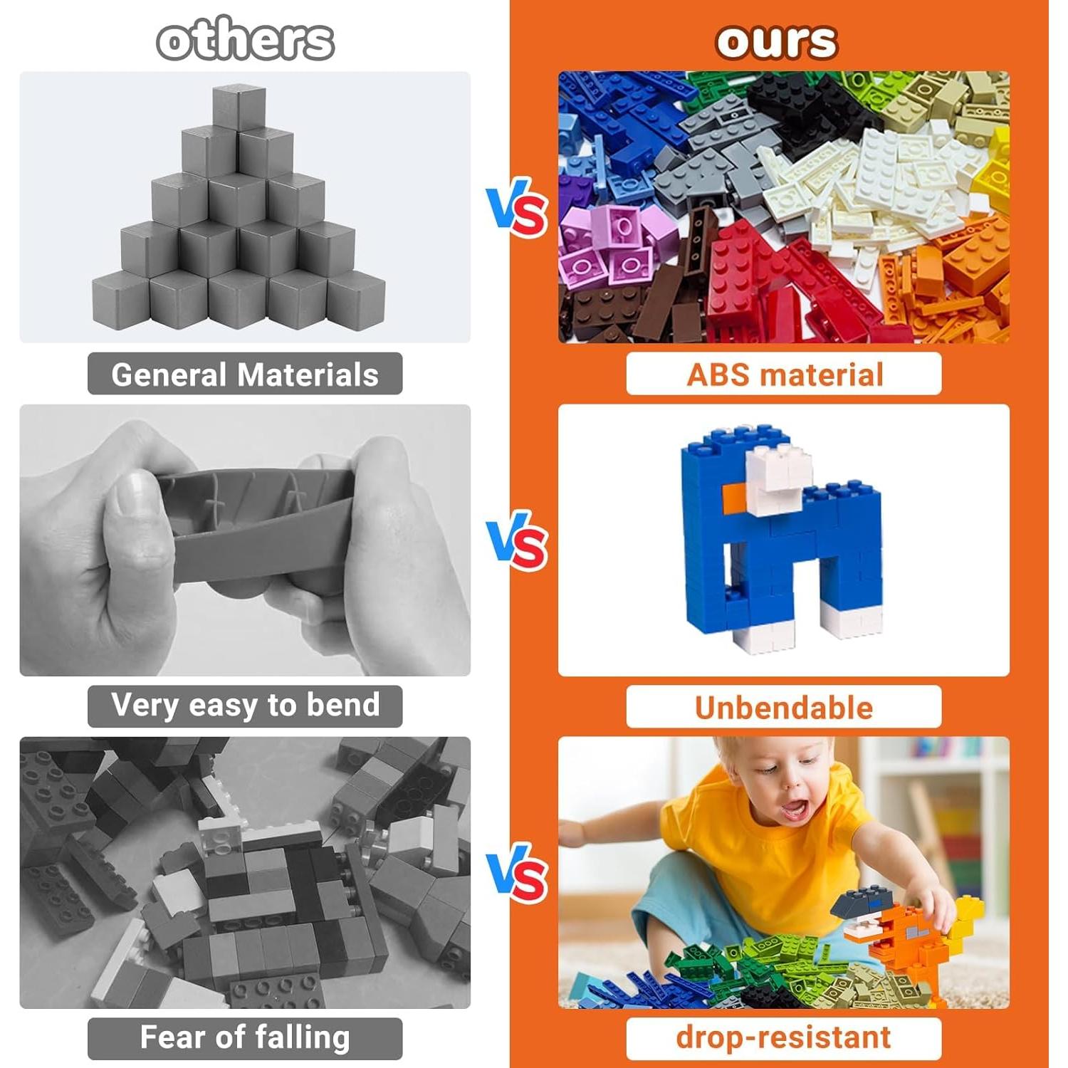 Set de Bloques de Construcción WYSWYG 1500 Piezas Multicolor