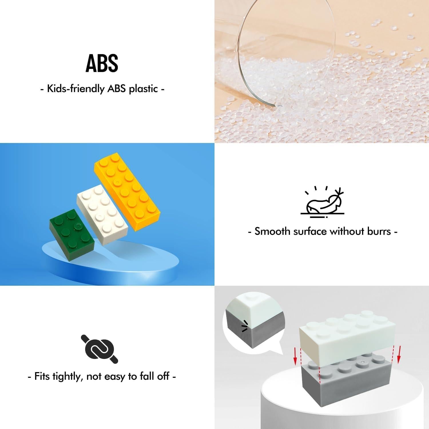 Set de Bloques de Construcción WYSWYG 1500 Piezas Multicolor