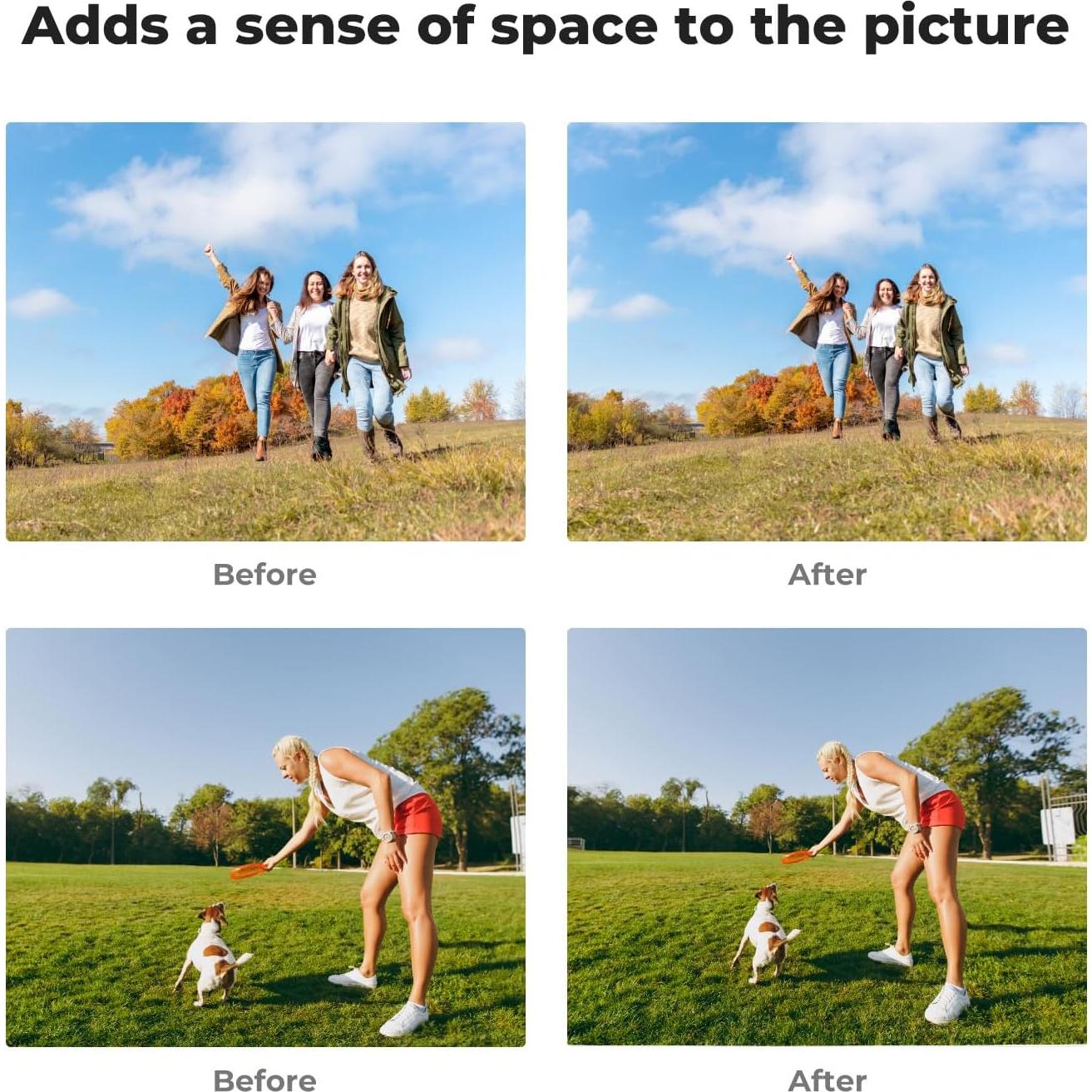 Lente Gran Angular K&F Concept para DJI Osmo Pocket 3 - Magnético