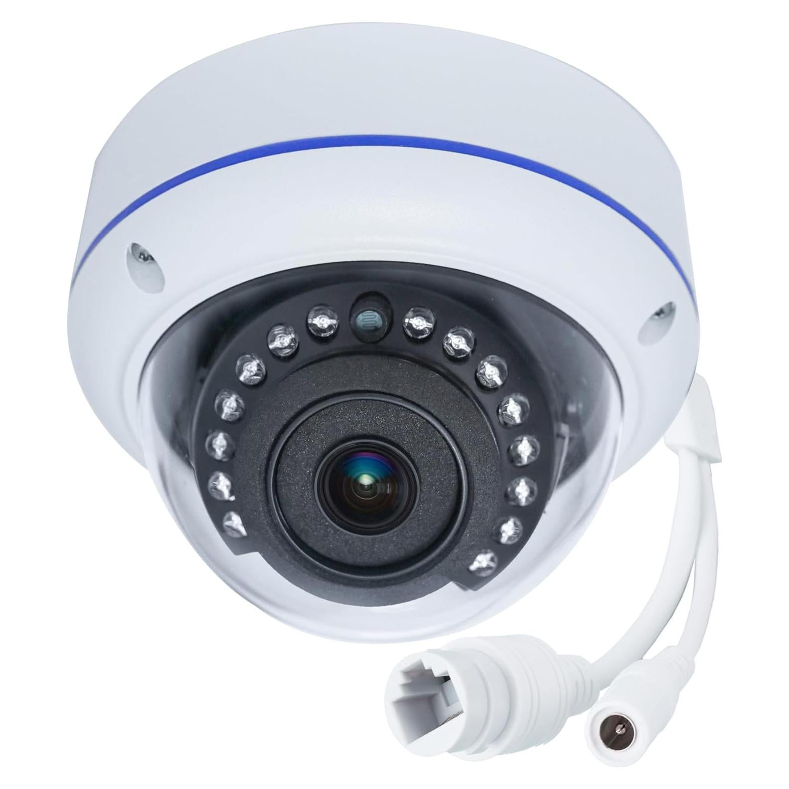 Cámara de Seguridad IP Domo 5MP DCSEC 180° PoE para Exterior