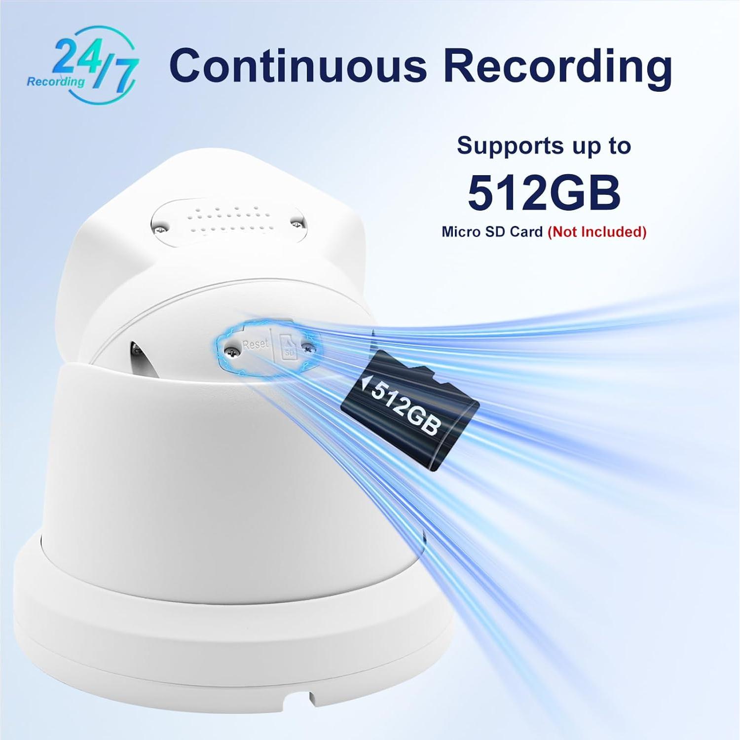 Cámara de Seguridad IP PoE Anpviz 4K Doble Lente 180°