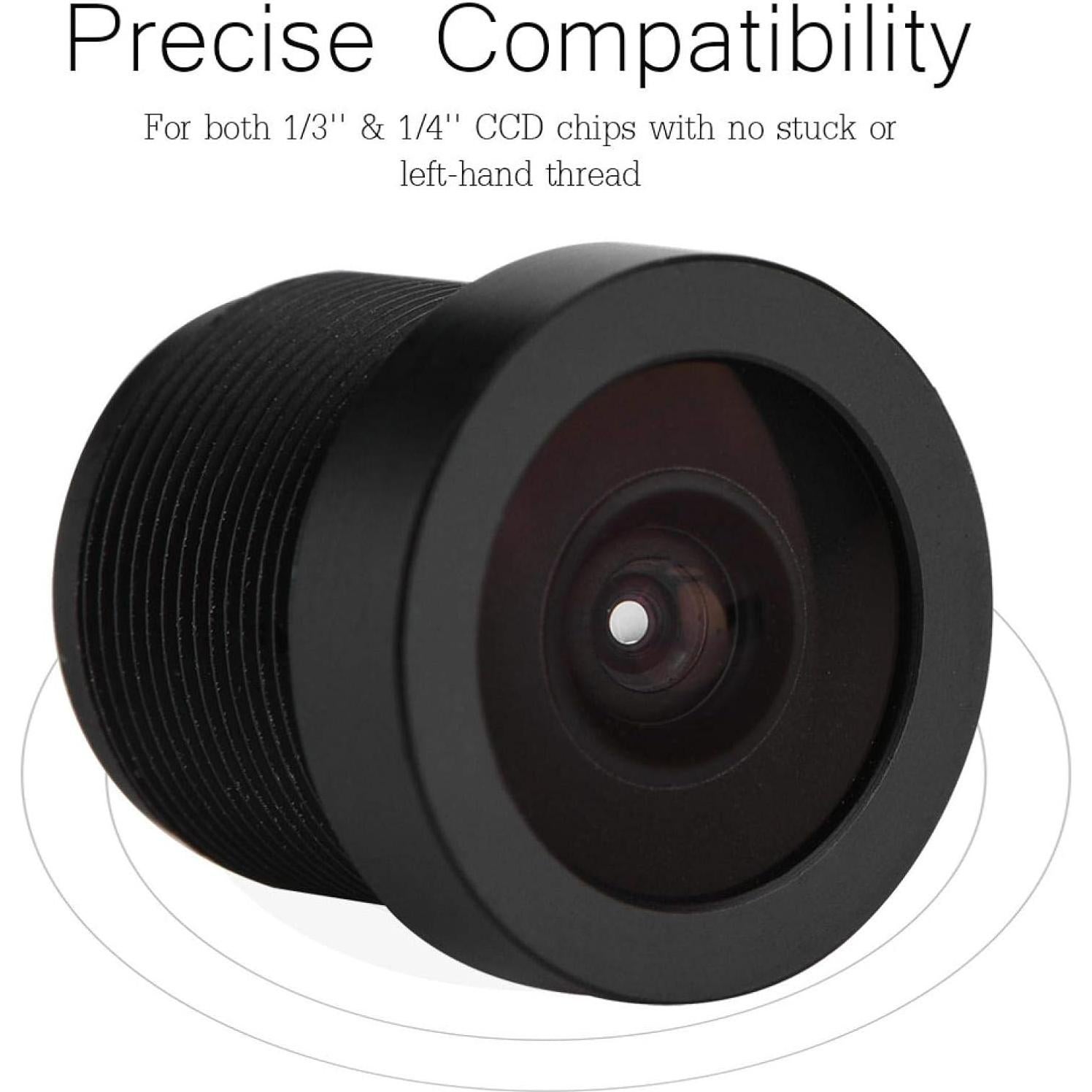 Lente de Cámara IP 2.1mm 150° Gran Angular M12 Demeras