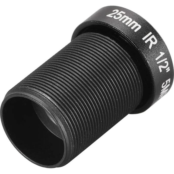 Lente de Cámara CCTV uxcell 25mm F2.0 Gran Angular 5MP