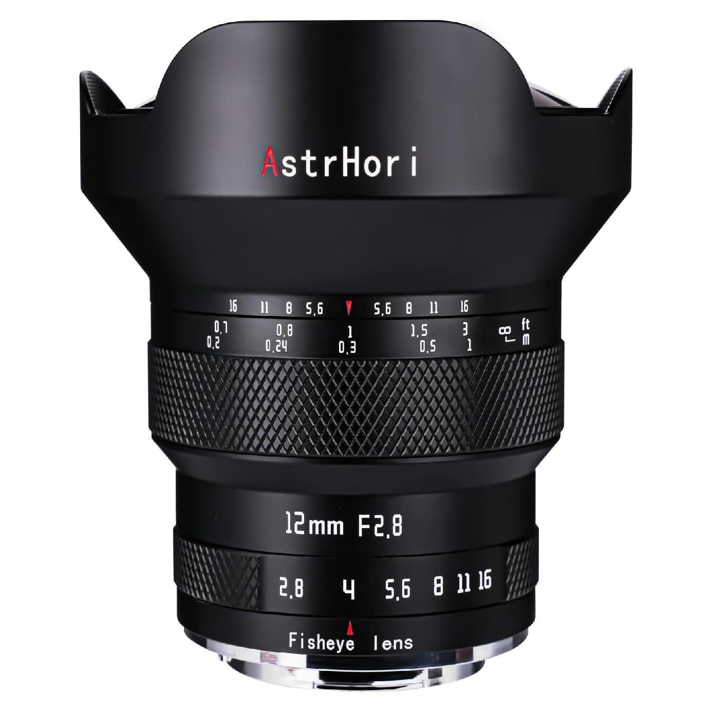 Lente Fisheye AstrHori 12mm F2.8 para Nikon Z - Ultra Gran Angular