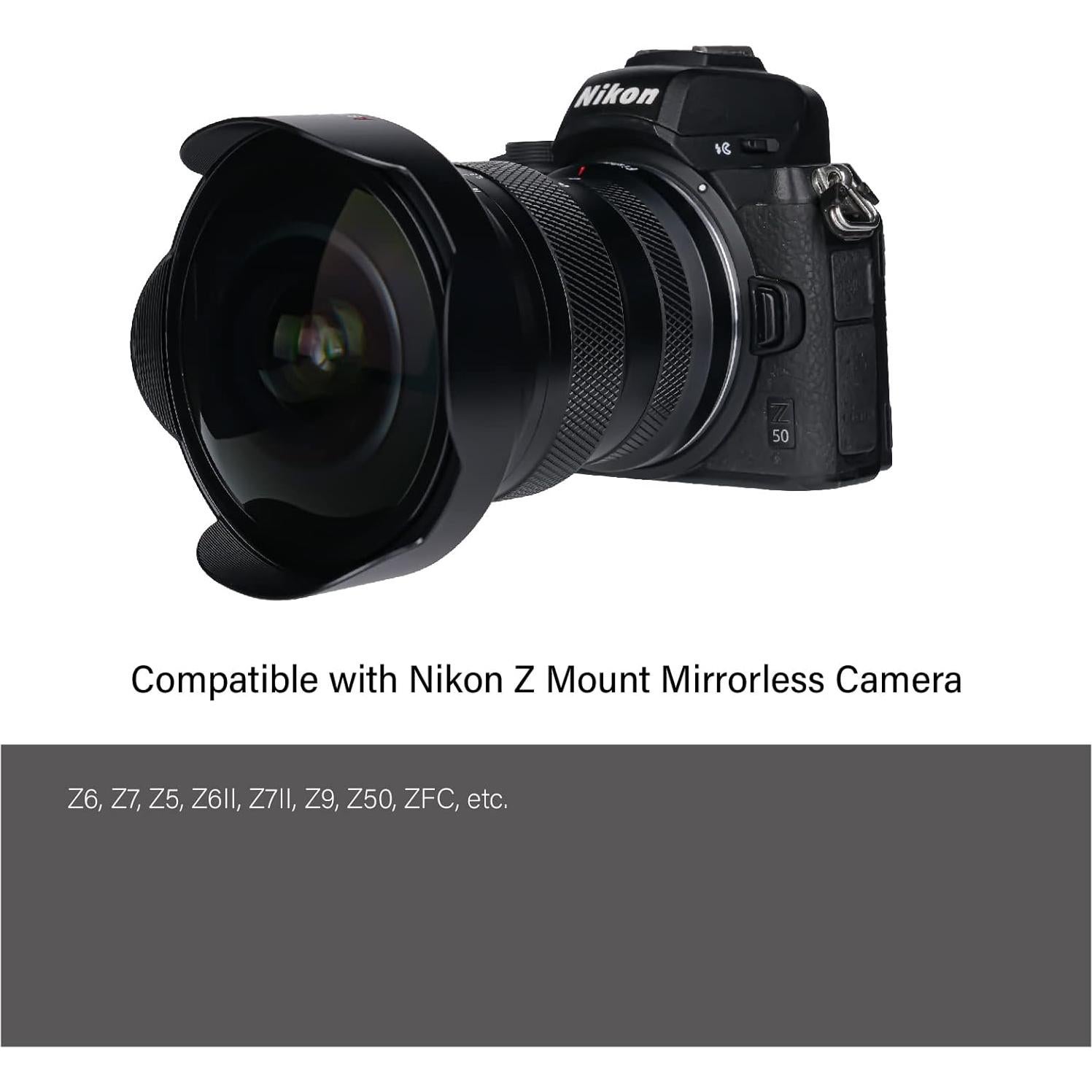 Lente Fisheye AstrHori 12mm F2.8 para Nikon Z - Ultra Gran Angular