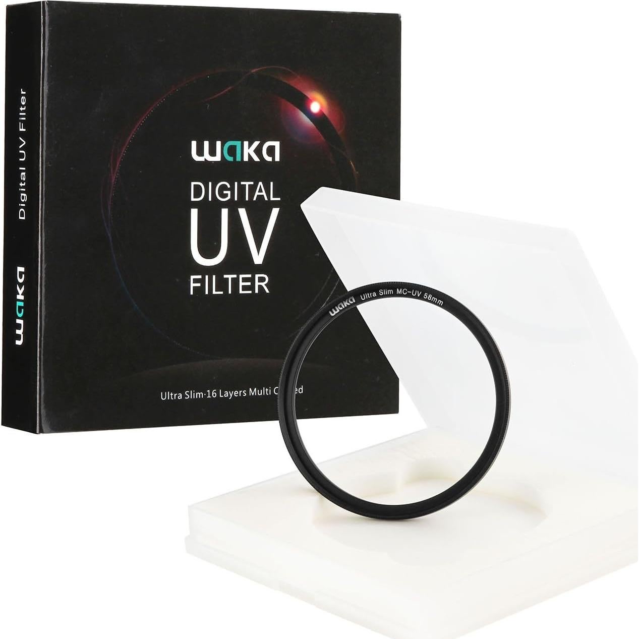 Filtro UV Waka 58mm MC - Protección Ultravioleta 16 Capas