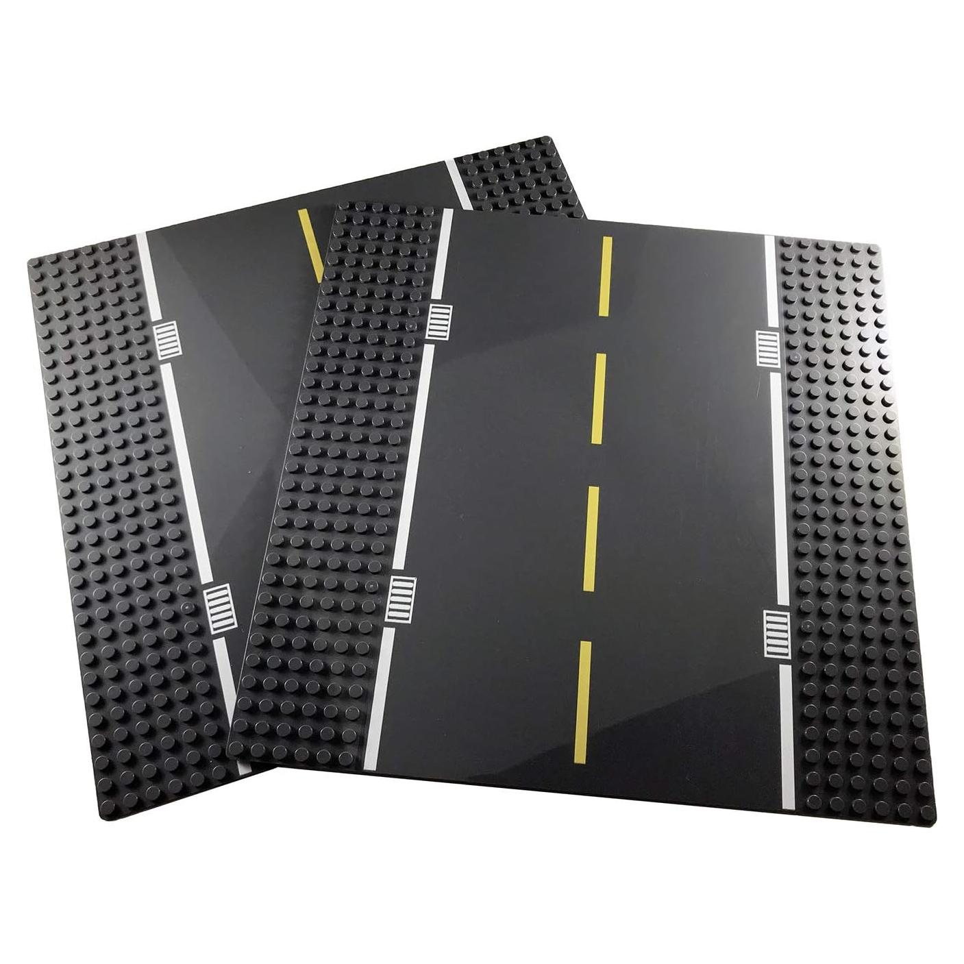 Base de carretera Apostrophe Games - 2 placas grises 25.5 cm