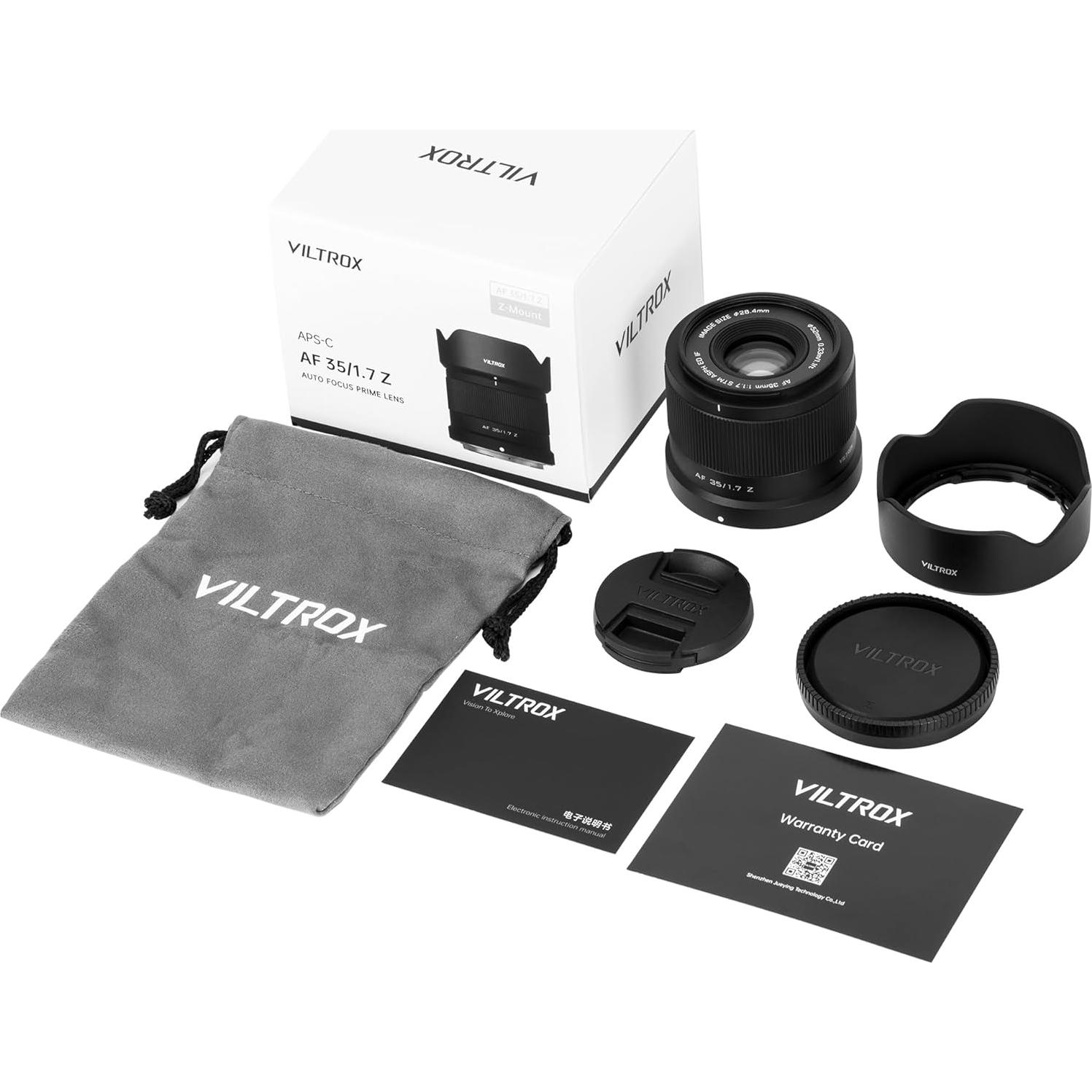 Lente VILTROX 35mm f/1.7 Montura Z para Nikon APS-C