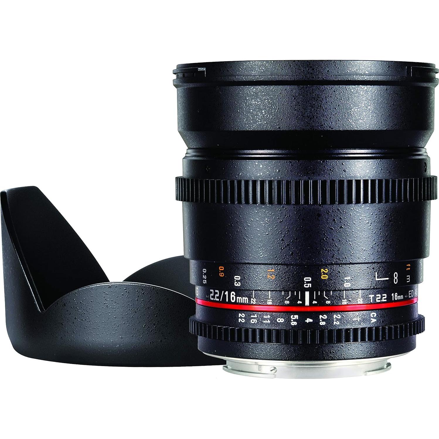 Lente Cine Rokinon 16mm T2.2 Gran Angular para Nikon