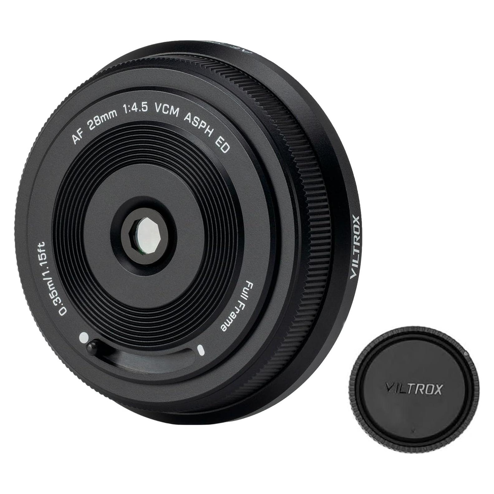 Lente Pancake Viltrox AF 28mm F4.5 para Nikon Z - Gran Angular