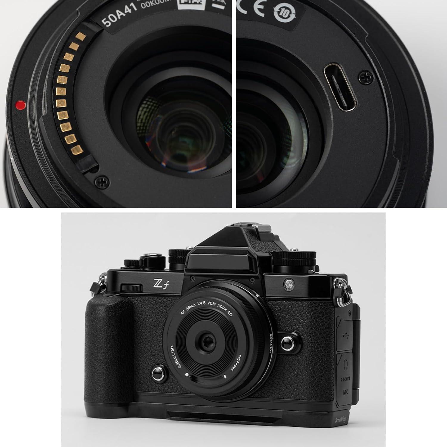 Lente Pancake Viltrox AF 28mm F4.5 para Nikon Z - Gran Angular