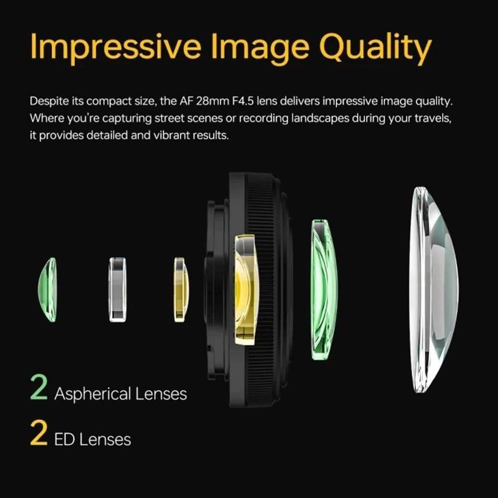 Lente Pancake Viltrox AF 28mm F4.5 para Nikon Z - Gran Angular