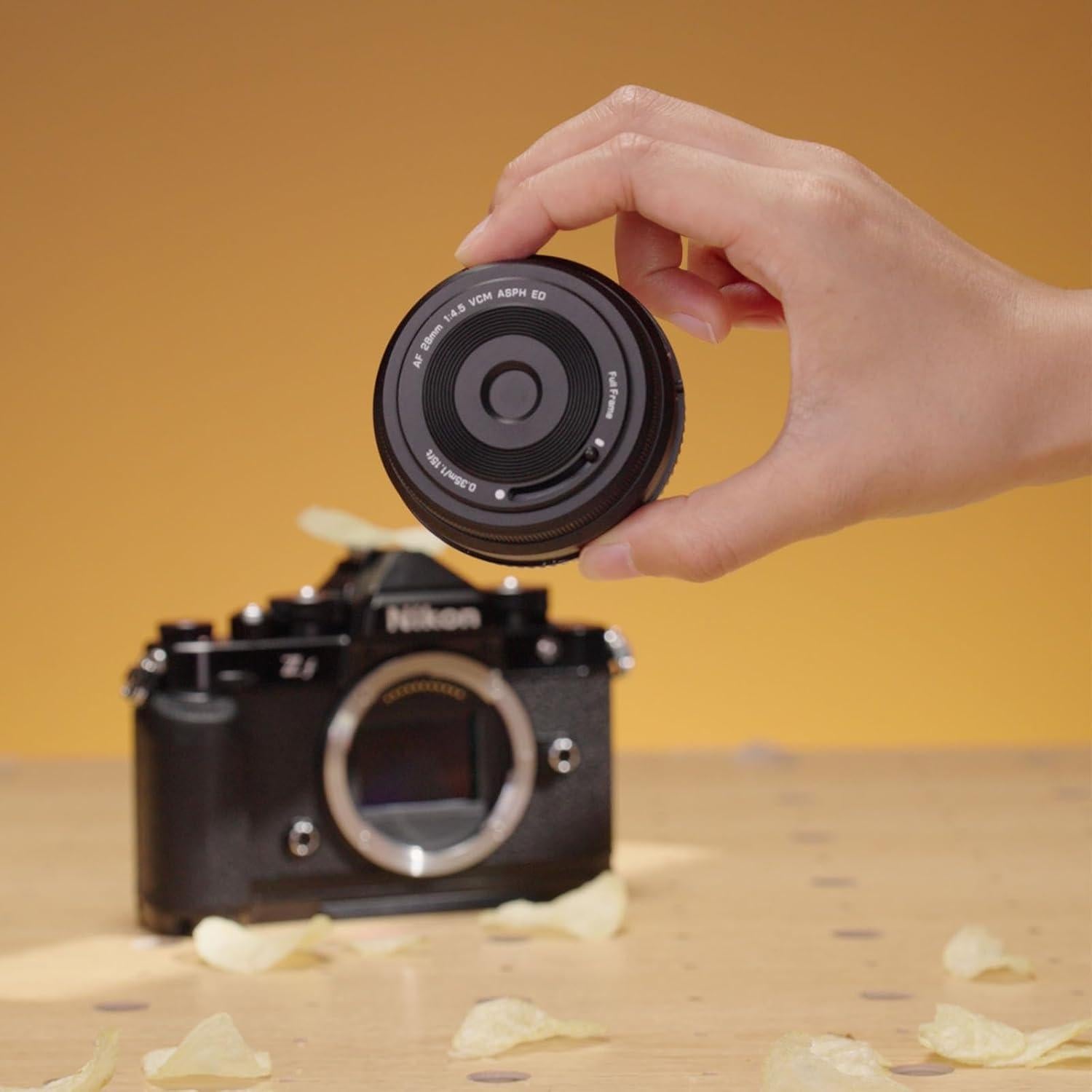 Lente Pancake Viltrox AF 28mm F4.5 para Nikon Z - Gran Angular