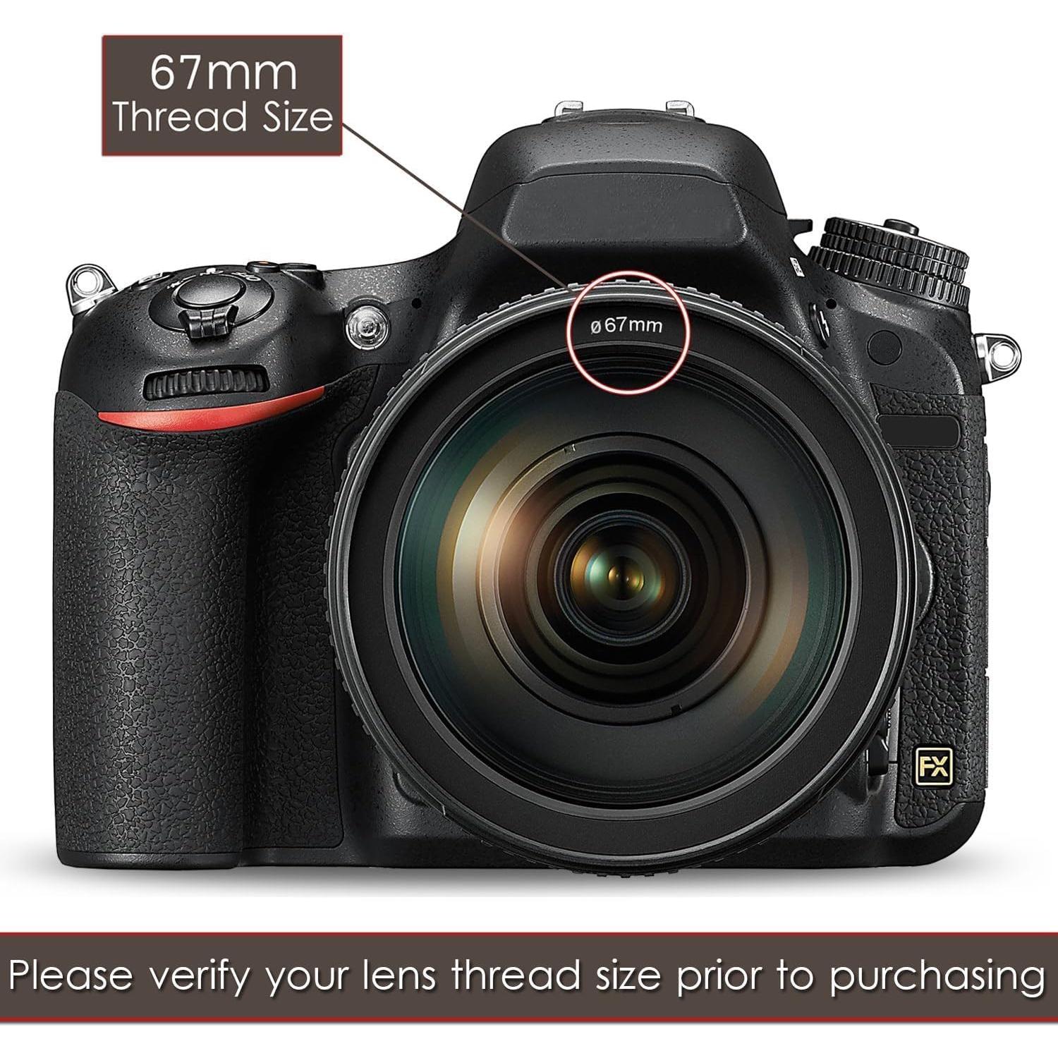 Kit de Accesorios 67MM para Nikon Coolpix P900 P950 - Lente Gran Angular y Filtros