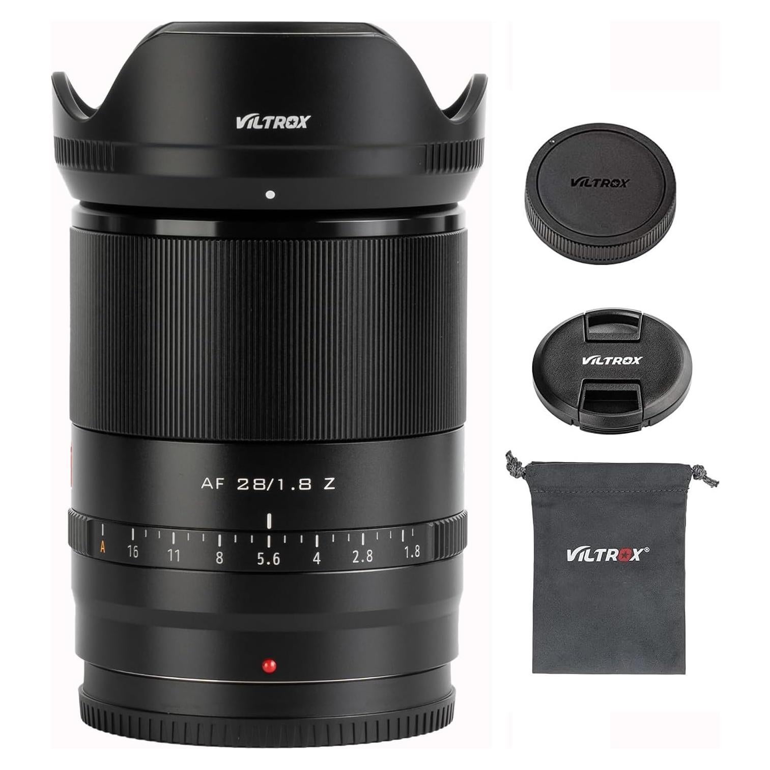 Lente Viltrox AF 28mm F1.8 para Cámara Nikon Z - Gran Angular