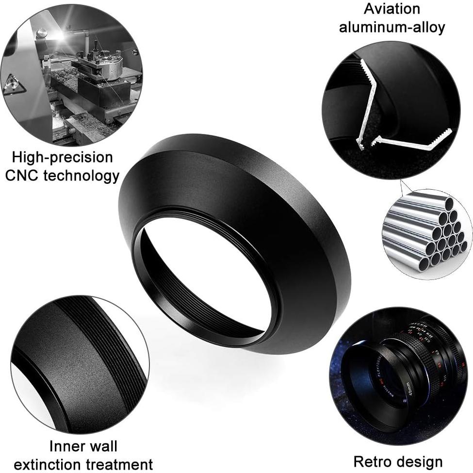 Capucha de lente gran angular 43 mm X-SweetDream + tapa 62 mm