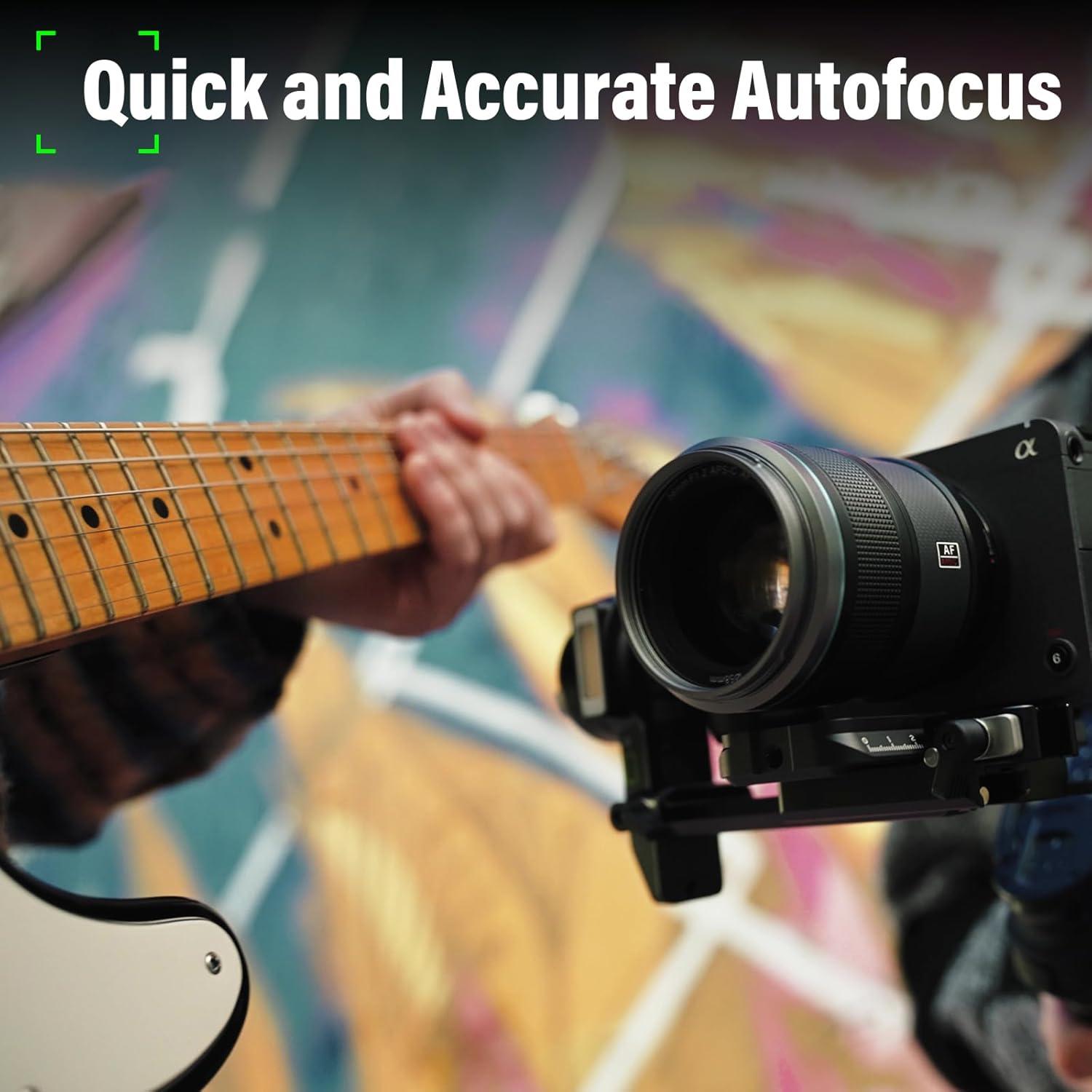 Lente SIRUI Sniper 23mm F1.2 Autofocus APS-C Negro