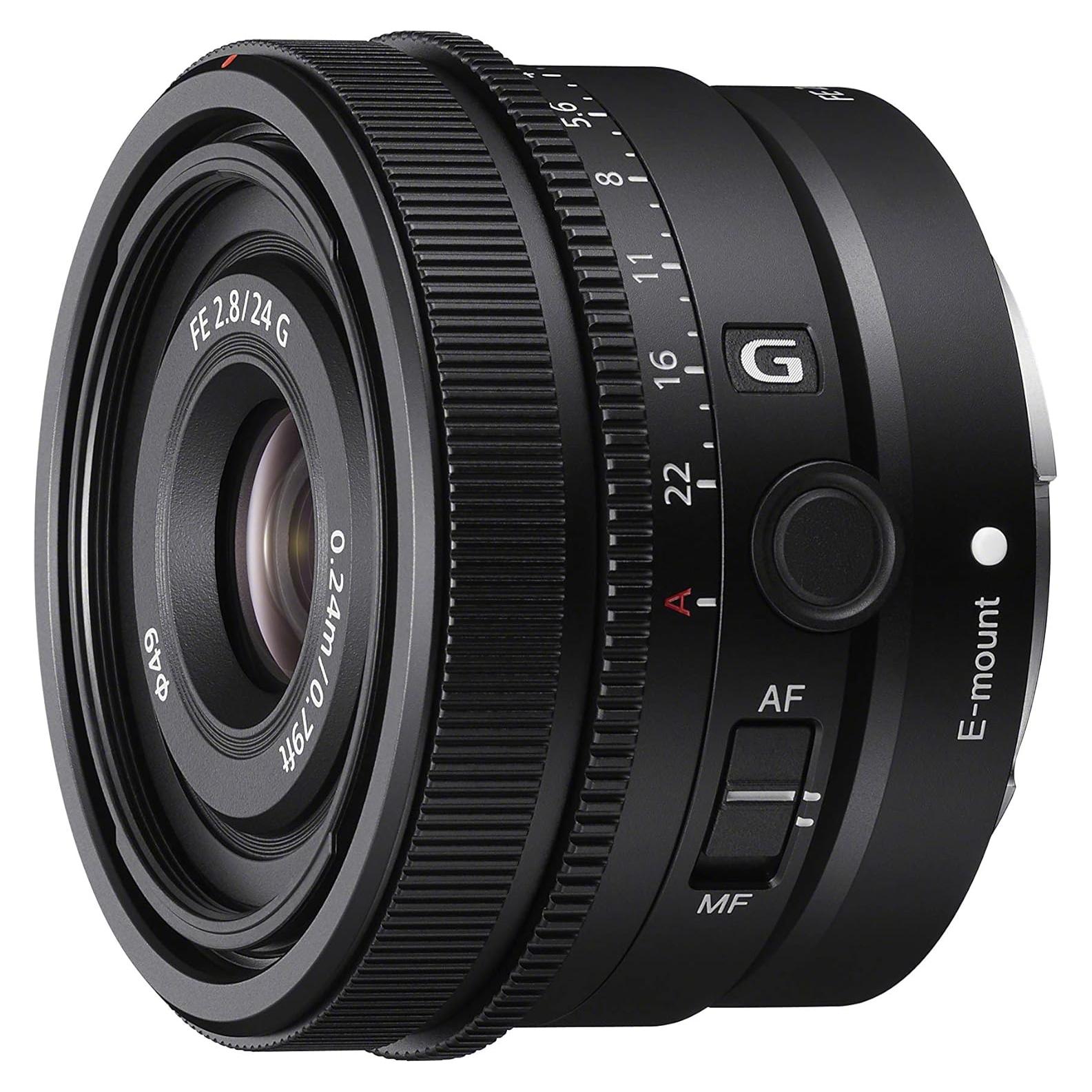 Lente Sony FE 24mm F2.8 G Ultra-Compacto 161g