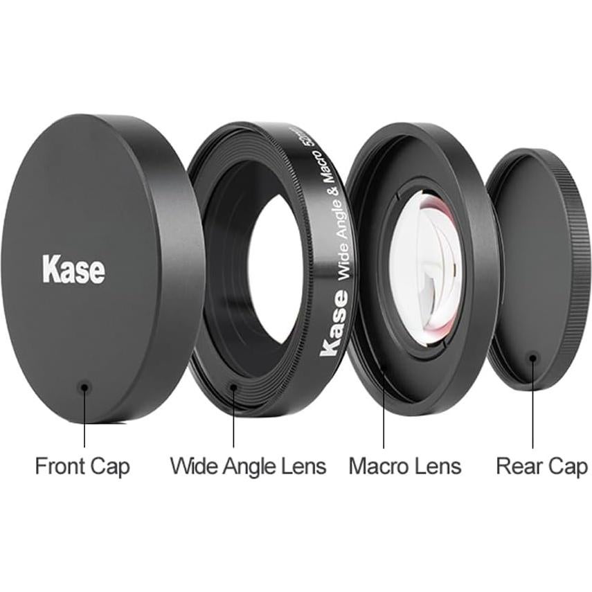 Lente Gran Angular 18mm y Macro Kase 40.5mm para Sony ZV-E10