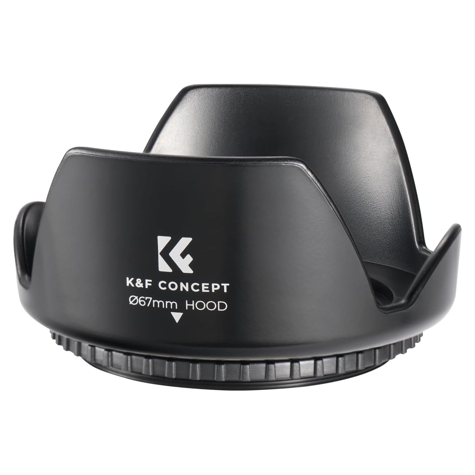 K&F Concept Parasol Tulipán 67mm para Cámaras Canon Nikon Sony